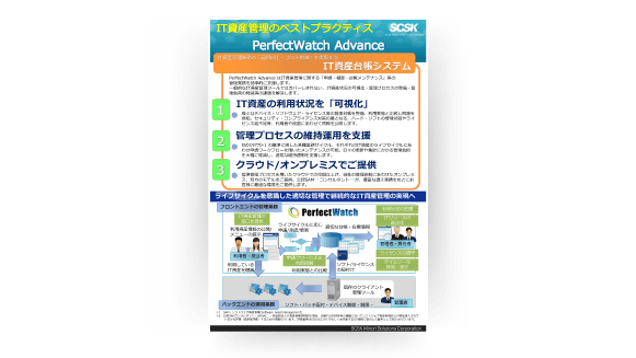 IT資産管理PerfectWatch Advance_リーフレット